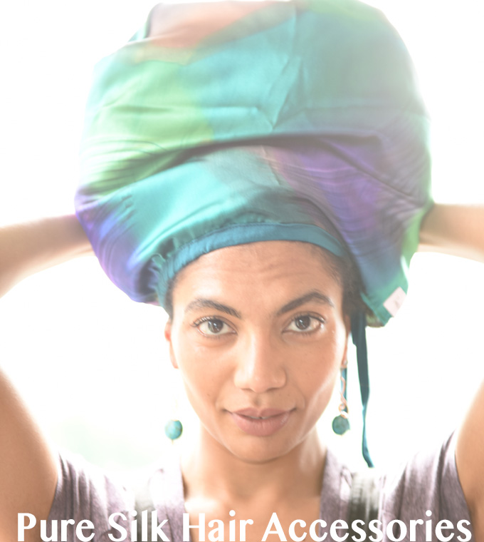 silk hair accessories
